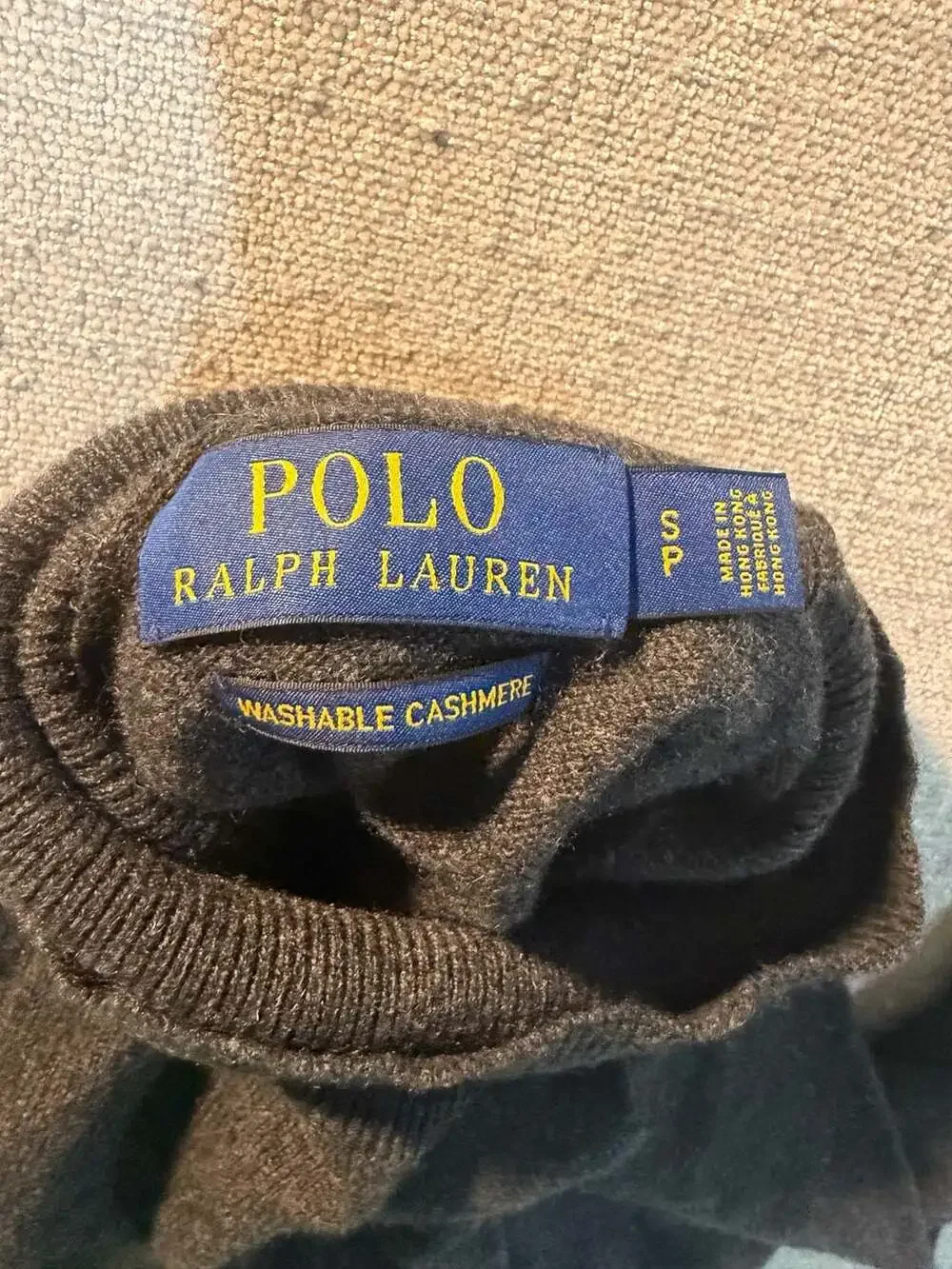 Polo Ralph Lauren Men's Machine Washable Cashmere Turtleneck Sweater in Granite